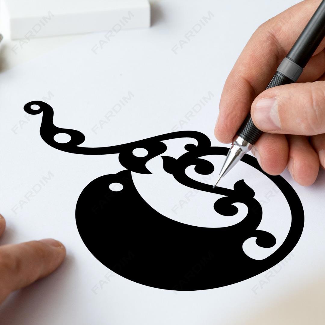 وکتور طرح نگاره پرنده کد A132419